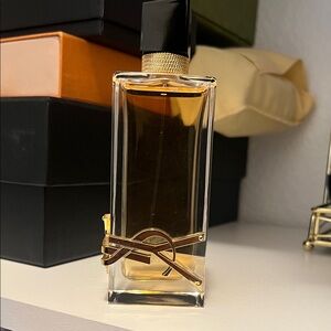 Luxury Gold and Black Perfume Bottle